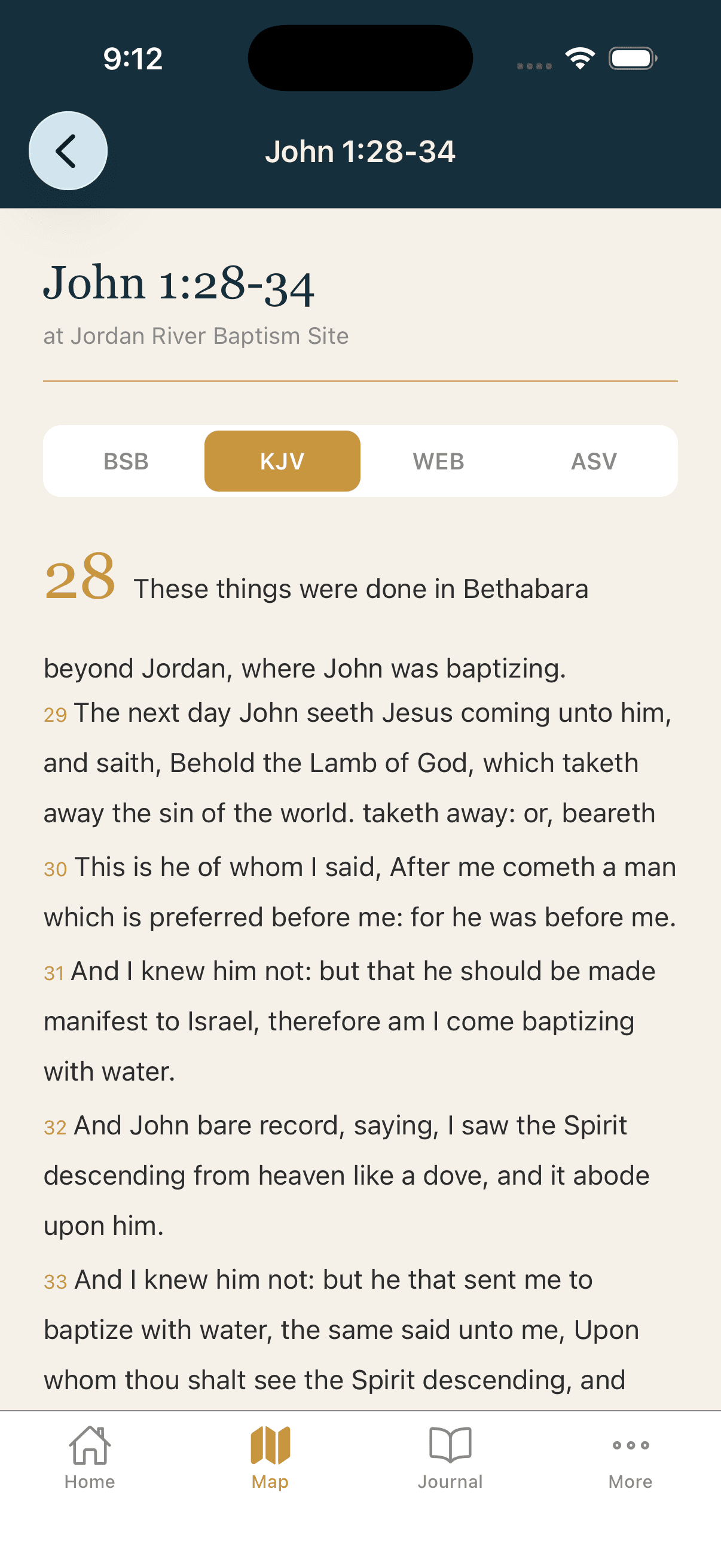 ScriptureWalk scripture reading with multiple translations